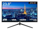 【中古】JAPANNEXT 23.8インチ モニター フルHD 1920x1080解像度 IPS ディスプレイ (HDMI/VESA対応/ブルーライトカット) ...