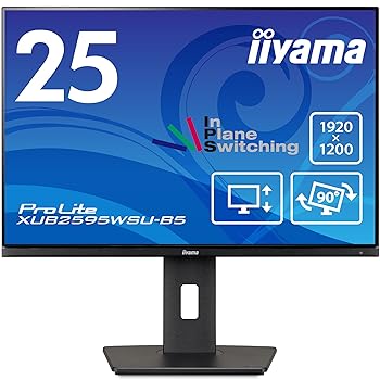 ����š�iiyama ��˥��� �ǥ����ץ쥤 25����� 1920��1200(WUXGA) IPS �⤵Ĵ�� ����Ĵ�� �Ĳ�ž DisplayPort HDMI...