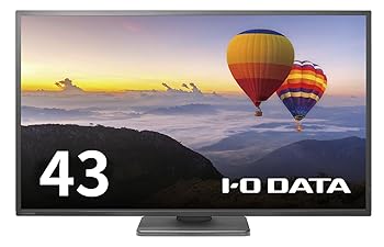 【中古】I-O DATA アイ・オー・データ 4K対応&広視野角ADSパネル採用 43型(可視領域42.5型) ワイド液晶ディスプレイ LCD-AHU431XD...