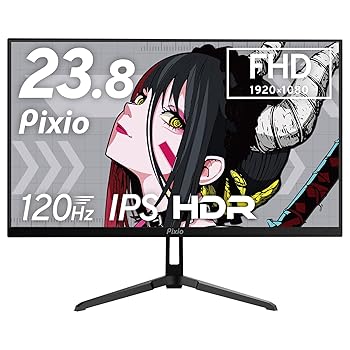 ����š�Pixio PX246 Wave �����ߥ󥰥�˥��� 23.8����� �� �֥�å� FHD 120Hz IPS �ԥ����� HDMI VGA 4ms PS...