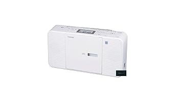 【中古】【 東 芝 】 CD ラジオ ワイドFM / MP3 再生対応 ホワイト TY-C301 (W)リモコン付き