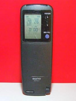 电风扇 - 【中古】サンヨー エアコンリモコン RCS-AR1A(K)