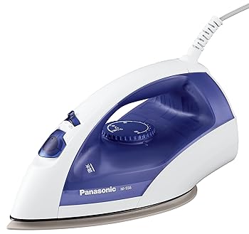 【中古】パナソニック コード付きスチームアイロン ブルー NI-S56-A