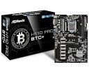 【中古】ASRock H110 Pro BTC+ 13GPUマイニングマザーボード** 暗号通貨