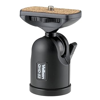 【中古】Velbon 自由雲台 QHD-53 中型 底面径44mm アルミ製 472823