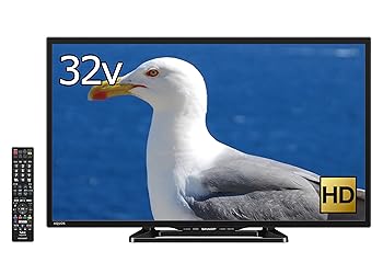 【中古】シャープ 32V型 AQUOS ハイビジョン 液晶テレビ 外付HDD対応(裏番組録画) ブラック LC-32W35-B