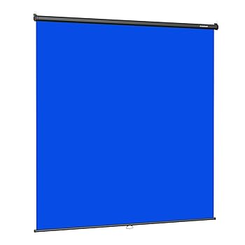 【中古】RAUBAY 格納式プルダウン ブルー背景幕 - 200cm x 220cm 折りたたみ式壁掛け背景幕、プロのビデオ制作、YouTube、TikTok、ストリーミング、ビデ 【中古】RAUBAY 格納式プルダウン ブルー背景幕 - 200cm x 220cm 折りたたみ式壁掛け背景幕、プロのビデオ制作、YouTube、TikTok、ストリーミング、ビデ