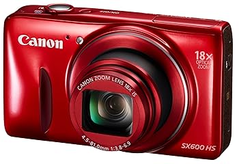 【中古】［非常に良い］Canon デジタルカメラ Power Shot SX600 HS レッド 光学18倍ズーム PSSX600HS(RE)
