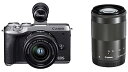 【中古】Canon ミラーレス一眼カメラ EOS M6 Mark II ダブルズームEVFキット シルバー EOSM6MK2SL-WZEVFK