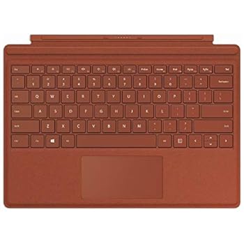 【中古】マイクロソフト Surface Pro Signature タイプカバー/ポピーレッド FFP-00119