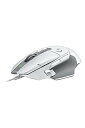 【中古】Logicool G ゲーミングマウス G502 X 有線 ゲーミング マウス G502X-WH LIGHTFORCE ハイブリッドスイッチ HERO ...