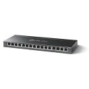 【中古】TP-Link 16ポートギガビットデスクトップスイッチ 16ポートPoE+