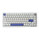 【中古】DrunkDeer A75 ラピッドトリガー キーボード メカニカル 82キー PBTキーキャップ ホワイト 磁気スイッチ OEMプロファイル ダブルショット カスタ