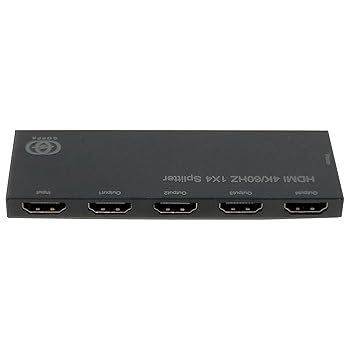 【中古】GOPPA ゴッパ HDMI分配器 4K60Hz対応 1入力4出力 GP-HDSP14H460-EC