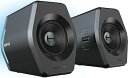 【中古】Edifier G2000 2.0ch PC スピーカー パソコン PS5 Switch ゲーム用 ゲーミングスピーカー Bluetooth/USB/3.5mm AUX 有線無線接続/映画、音楽、ゲ