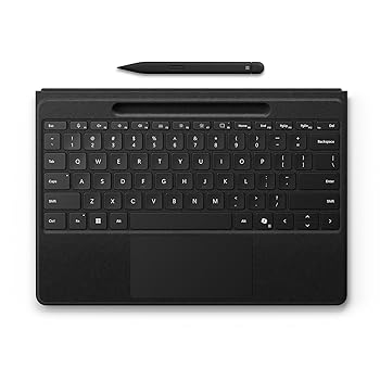【中古】マイクロソフト Surface Pro フレックス キーボード（ペン収納付き/スリム ペン付き）/ ブラック / 8YU-00022