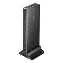 【中古】サンワサプライ ドッキングステーション(4K・HDMI×2画面出力・ACアダプタ付) USB-CVDK16