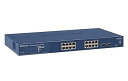 【中古】【正規品】 ネットギア NETGEAR スイッチングハブ ギガ 16ポート 1G (SFPx2) スマートスイッチ 金属筐体 GS716T-300AJS
