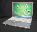 【中古】【WINDOWS7 外観綺麗 人気のLet'sNote】 オフィス2003搭載 軽量 Let's NOTE CF-W シリーズ ( CF-W8 CF-W...