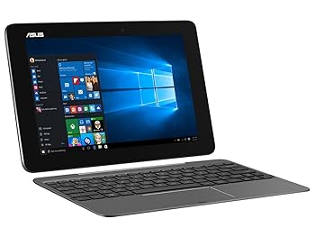 【中古】ASUS 2in1 タブレット ノートパソコン TransBook T100HA-128S Windows10/Microsoft Office Mobile+365/10.1インチ/メタルグレー