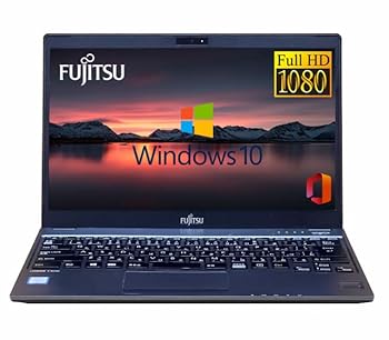 NEC - 【中古】【Win10搭載】極軽極薄FUJITSU LIFEBOOK U937 ■MS Office H&B 2019 / FHD(1920x1080)/Core i5-7300U(2.6GHz)/8GBメモリ/SSD 128GB/Webカメラ内