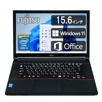 【中古】【MS Office 2019&Windows11】富士通 ノートパソコン A574 A744/15.6型/第4世代Core i5-4300M/WIFI/HDMI/DVD/USB3.0/RAM:16GB/高速SSD:512GB