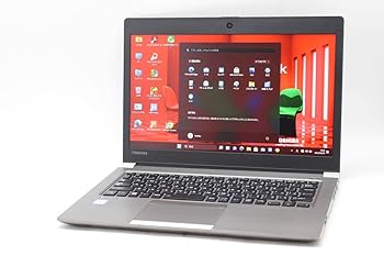 【中古】良品 フルHD 13.3インチ TOSHIBA DYNABOOK R63JEC4447AD11 Windows11 高性能 七世代Core i5-7200U 8GB 爆速256GB-SSD カメラ リカバリ Of