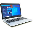 【中古】HP ProBook 450 G3 ■MS Office H&B 2019 / Win10 / 第6世代 Core i5-6200u(2.3GHz) / 大容量メモリ8GB/SSD:512GB/15.6インチ液晶/Webカメラ内