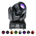【中古】ZKYMZL 30W LED 移動ヘッド ステージライト DMX512 & サウンドコントロール付き - 15色、8 ゴボ、DJナイトクラブ、結婚式、教会イベント用スポッ