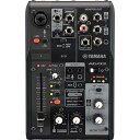 【中古】ヤマハ(YAMAHA) ライブストリーミングミキサー 3チャンネル ブラック AG03MK2 B