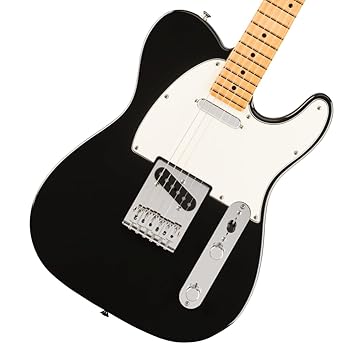 【中古】Fender フェンダー エレキギター Player II Telecaster?, Maple Fingerboard, Black ソフトケース付き