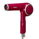 【中古】アイリスオーヤマ モイストイオンドライヤー マイナスイオン 大風量 コンパクト HDR-E1-P メタリックピンク