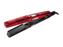【中古】ヴィダル サスーン スチーム ストレート ヘアアイロン マジックシャイン マイナスイオン 5段階温度調節 レッド VSS-7102/RJ