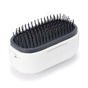 【中古】無印良品 振動ヘアブラシ 白 幅10.6×奥行5.6×高さ4.5cm MJ-VHB1/44821862