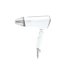 【中古】テスコム ヘアドライヤー プロテクトイオン 折りたたみ 大風量 速乾 軽量 ラク抜きプラグ Speedom ホワイト TID2400B-W