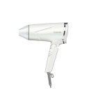 【中古】テスコム ヘアドライヤー プロテクトイオン 折りたたみ 大風量 速乾 冷温風 Speedom ラク抜きプラグ TD670A-W