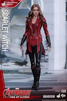 【中古】ムービー・マスターピース アベンジャーズ/エイジ・オブ・ウルトロン 1/6 スカーレット・ウィッチ(ニュー・アベンジャーズ版)(MARVEL原宿ポップ