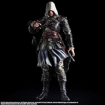 【中古】ASSASSIN'S CREED 4 BLACK FLAG PLAY ARTS改 エドワード(PVC塗装済みアクションフィギュア)