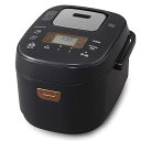 【中古】アイリスオーヤマ IH炊飯器 3合 IH式 40銘柄炊き分け機能 極厚火釜 玄米 2020年モデル ブラックレーベル BLRC-IK30-B