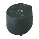 【中古】アイリスオーヤマ 炊飯器 3合 一人暮らし 自動調理メニュー webレシピ付き 低温調理可能 50銘柄炊き分け ブラック おしゃれ マイコン式 RC-M...