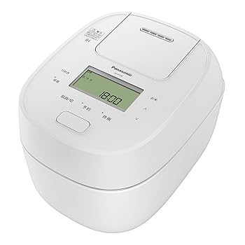 【中古】［非常に良い］パナソニック 炊飯器 5.5合 急減圧バルブ おどり炊き 全面発熱5段IH式 ホワイト..