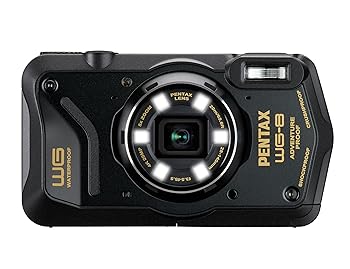【中古】［非常に良い］PENTAX WG-8 ブラック全天候型アドベンチャーカメラ 防水性、防塵、耐衝撃性能..
