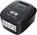 【中古】炊飯器 5.5合 2段IH シンプルデザイン 備長炭釜 ブラック SR-FE101-K