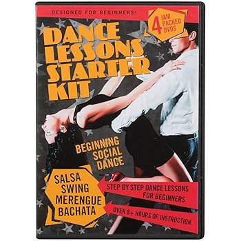Dance Lessons Starter Kit - Swing Dancing, Salsa Classes, Merengue & Bachata (4 DVDs)