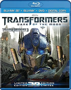 Transformers: Dark of the Moon (Blu-ray 3D + Blu-ray + DVD) Newluck