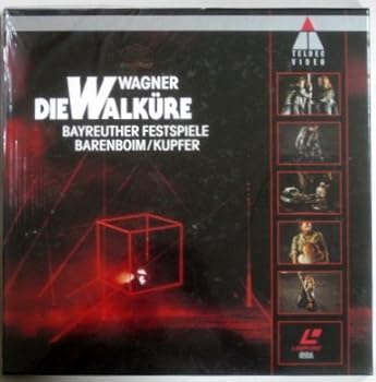 楽天スカーレット2021【中古】WAGNER: DIE WALKURE- BARENBOIM, KUPFER, BAYREUTHER FESTSPIELE- LASERDISC （ 3DISCS, 6 SIDES）