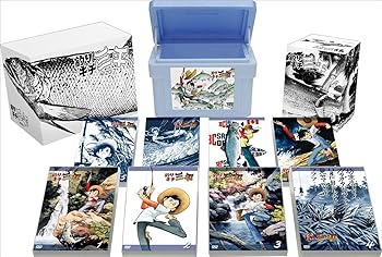 【中古】クーラーBOX入り アニメ「釣りキチ三平」完全保存版DVD-BOX上巻(矢口高雄 書き下ろし手ぬぐい&..