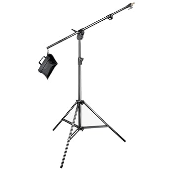 【中古】［非常に良い］Manfrotto ブーム コンビブームスタンド黒 (サンドバック G100付属) 420B