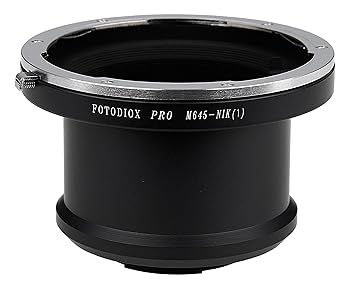 【中古】［非常に良い］Fotodiox Pro Lens Mount Adapter Compatible with Mamiya 645 MF Lenses to Nikon 1-Mount Cameras
