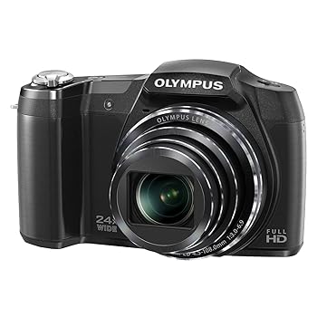 【中古】OLYMPUS デジタルカメラ STYLUS SZ-16 1600万画素CMOS 光学24倍ズーム 広角25mm ブラック SZ-16 BLK